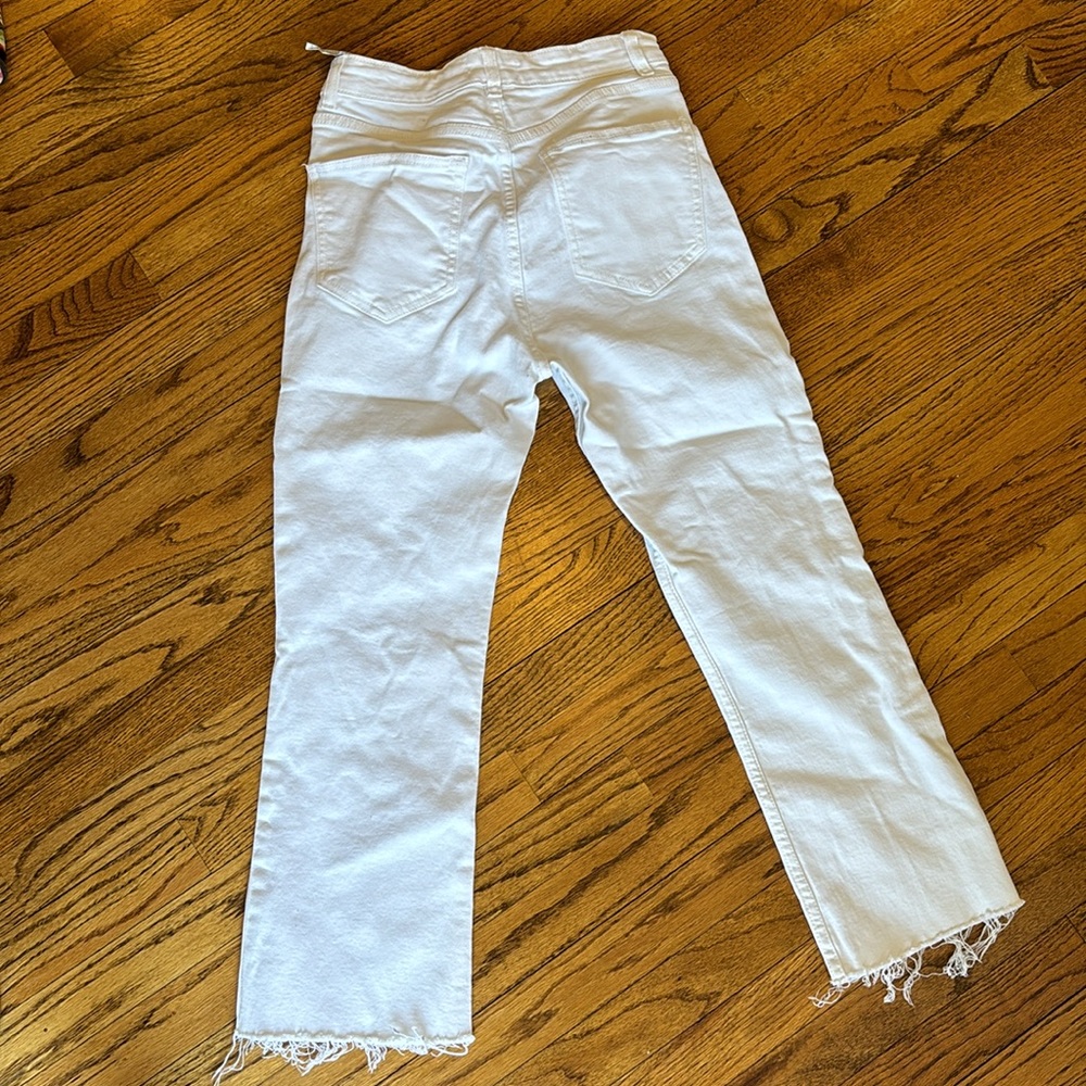 Zara White Jeans